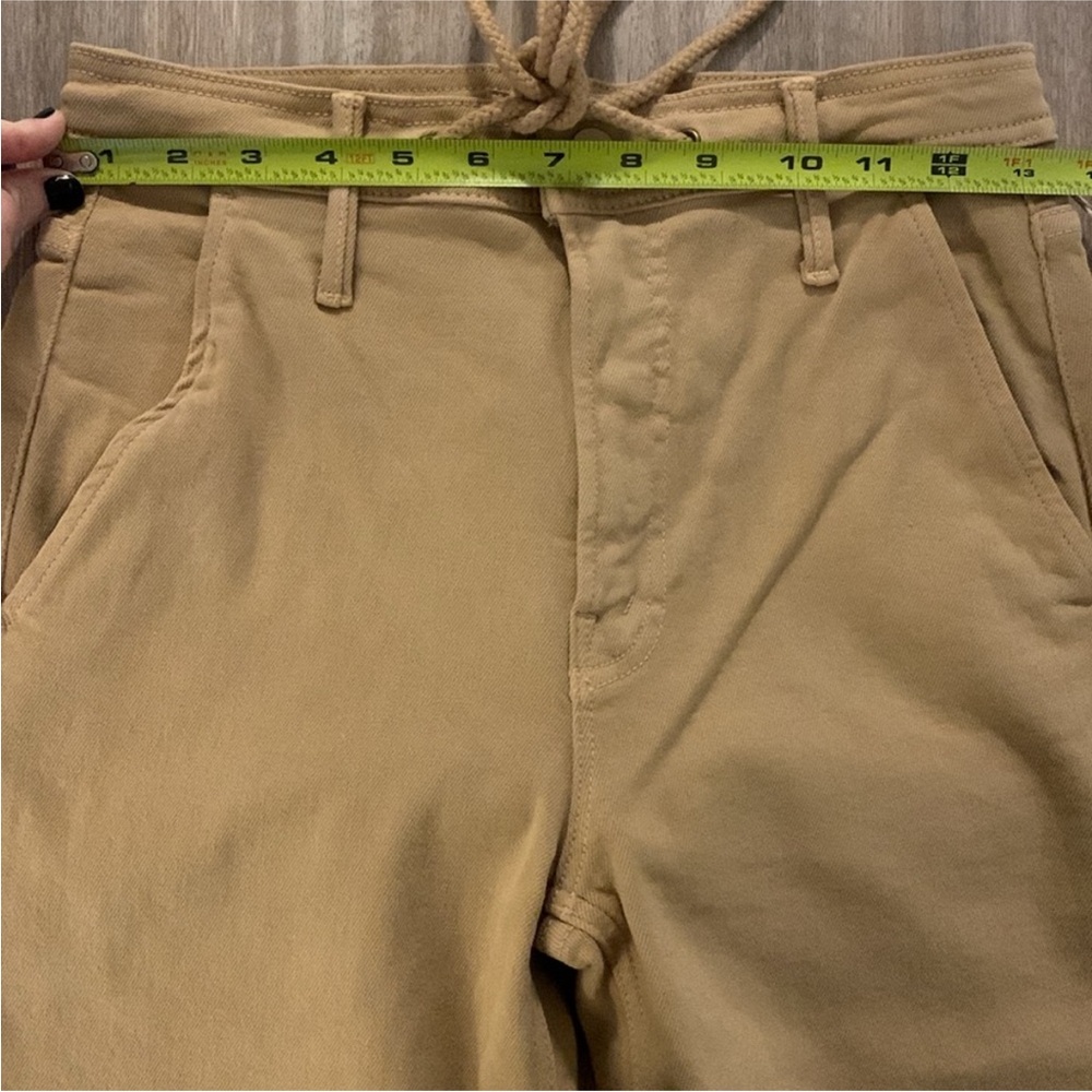 MOTHER Women's Tan Wide-Leg Jeans - Picture 11 of 12